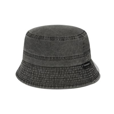 Basic Washed Cotton Bucket Hat Charcoal CO2506CA17CH