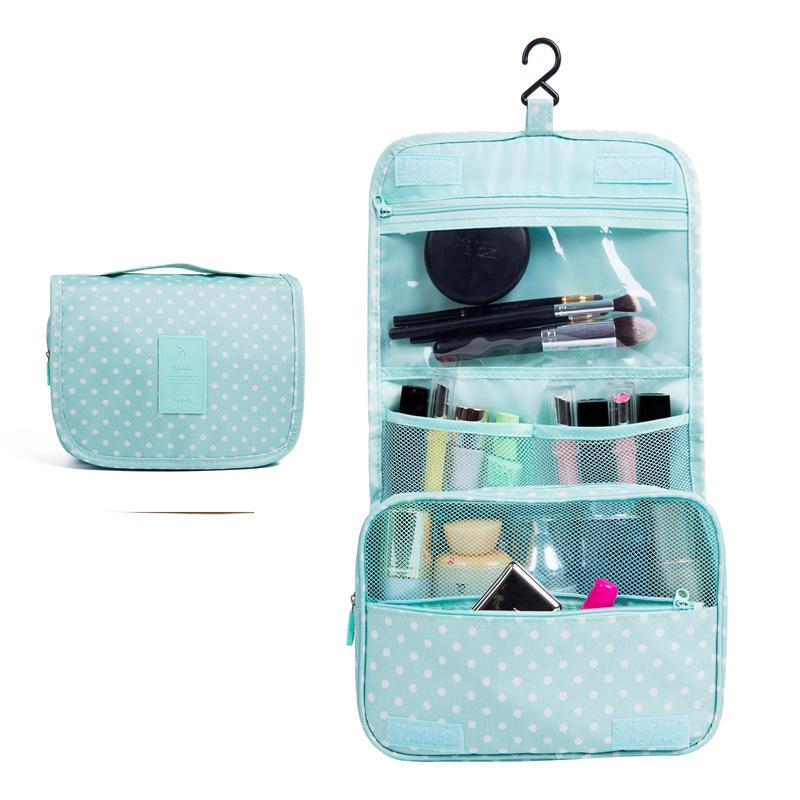 Waterproof Large Capacity Makeup Bag with Hook – Multifunctional Travel Cosmetics Storage