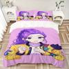 3pcs K-pop girls Anime Character Home Bedding Set-Universal Three-Piece Suit for Bedroom, Guest Room, Living Room, Hotel Decor-Perfect Gift