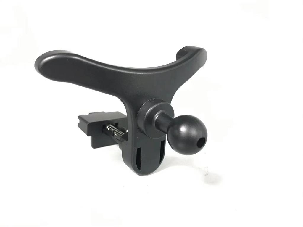 Universal Car Mount: Vent Clip, Dashboard Suction Cup, 17mm Ball Head Navigation Bracket