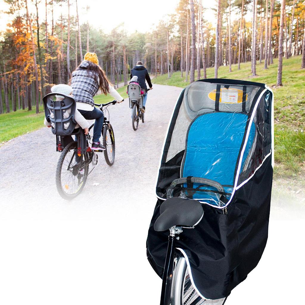 Vattentätt cykelsadelöverdrag för barn, Vindtätt cykelbakre sadelregnskydd för pendling, camping, fiske