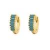 Elegant S925 Silver Turquoise Butterfly Studs & Four-Leaf Clover Earrings for Women