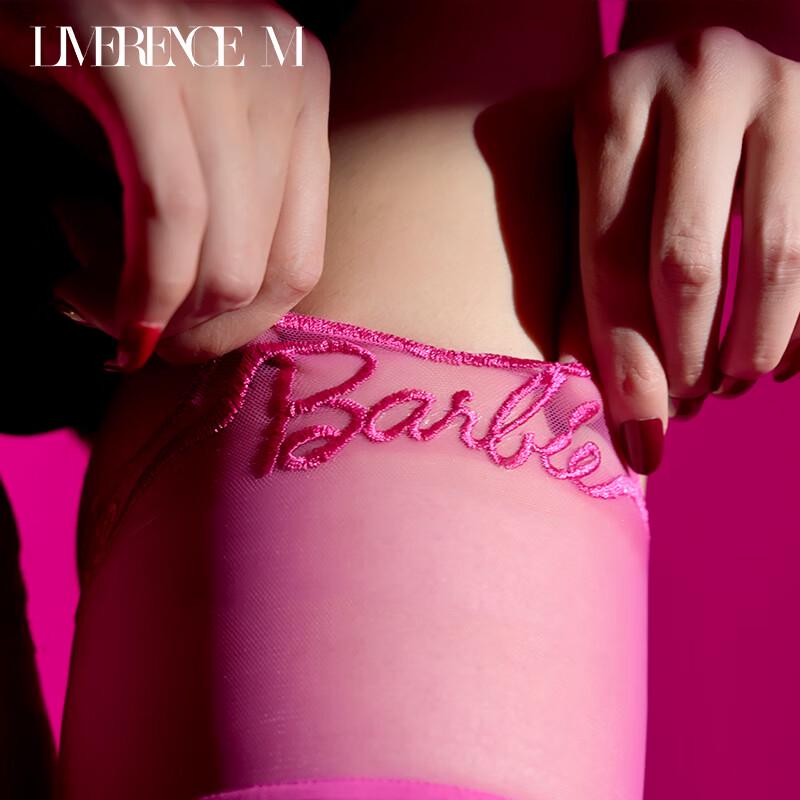 

Носки до середины икры Laimi Barbie Series из ультратонкого кружева с 5D вышивкой One Size