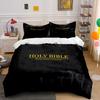 "Gold Text 'Holy Bible'." Bedding Sets Duvet Cover Sets Duvet Covers Pillowcases(1*Duvet Cover 2*Pillowcases Without Duvet Insert)
