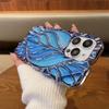 For iPhone 15 Pro Max Luxury Colour Tree Leaf Plating Frame Phone Case For iPhone 11 12 13 14 15 16 Plus Soft Protective Cover