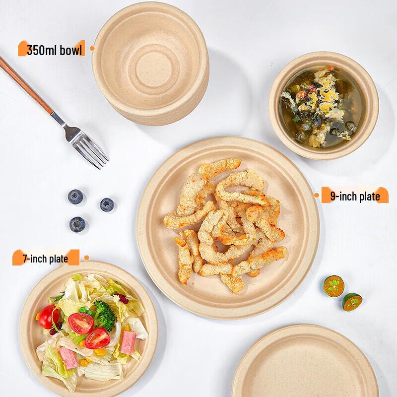 Biodegradable Round Paper Plates