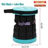 Rainbow Telescopic Adjustable Folding Stool for Leisure, Fishing, and Household Use