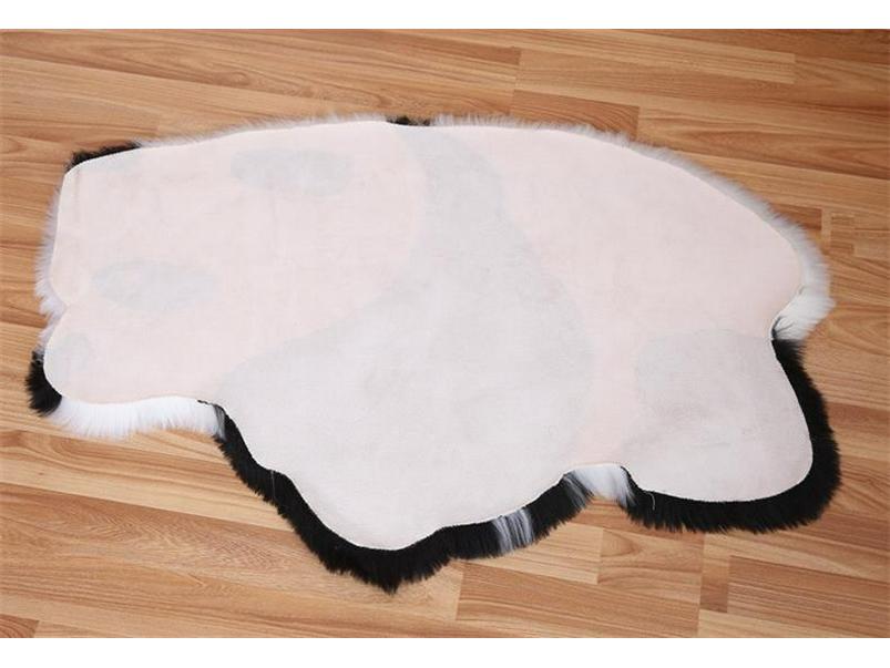 Shengxi Modern Cartoon Polyester Rug - Irregular Shape, Washable Plush Floor Mat for Bedroom or Study