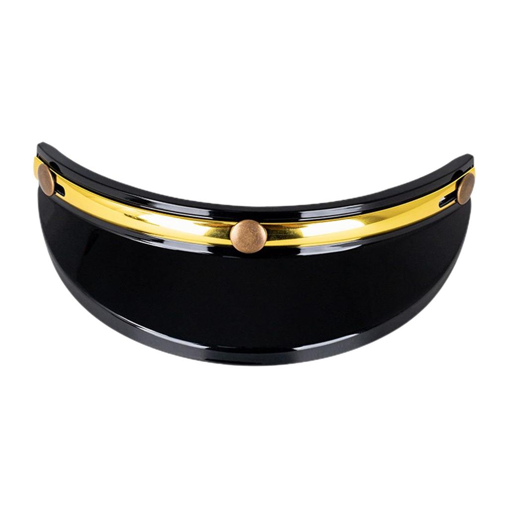 Motorcycle Sun Visor, Motorcycle Hat Visor/Shield | Retro Helmet Universal Brim Motorcycle Helmet 3/4