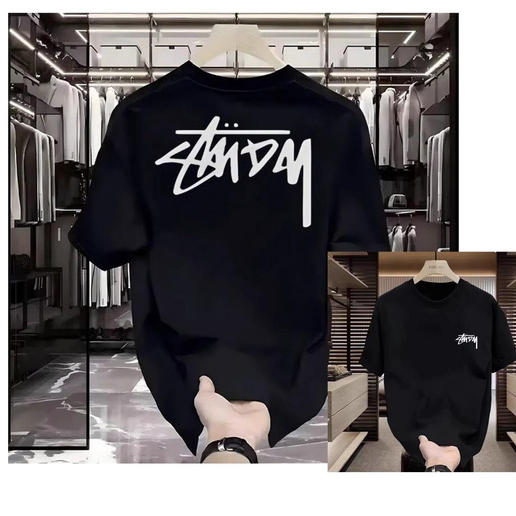 2026 Nueva Calle Marca de Moda Divertida Graffiti Letra Logo Camiseta Informal Marca de Lujo Unisexs Y Unisexs Superior