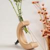 Flower Vase Clip Eco-friendly Personalized Wooden Car Vent Clip Vase Dashboard Decor Unique Flower Display Clip Desktop Ornament