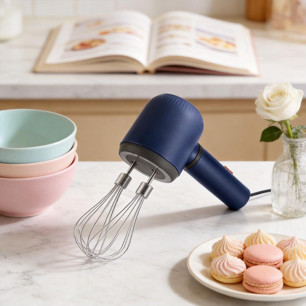 Wireless Handheld Electric Egg Beater For Home Baking And Cream Whipping