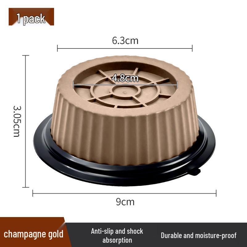 

Universal Non-slip Shockproof Pad for Furniture, Washer, Refrigerator Set of 4