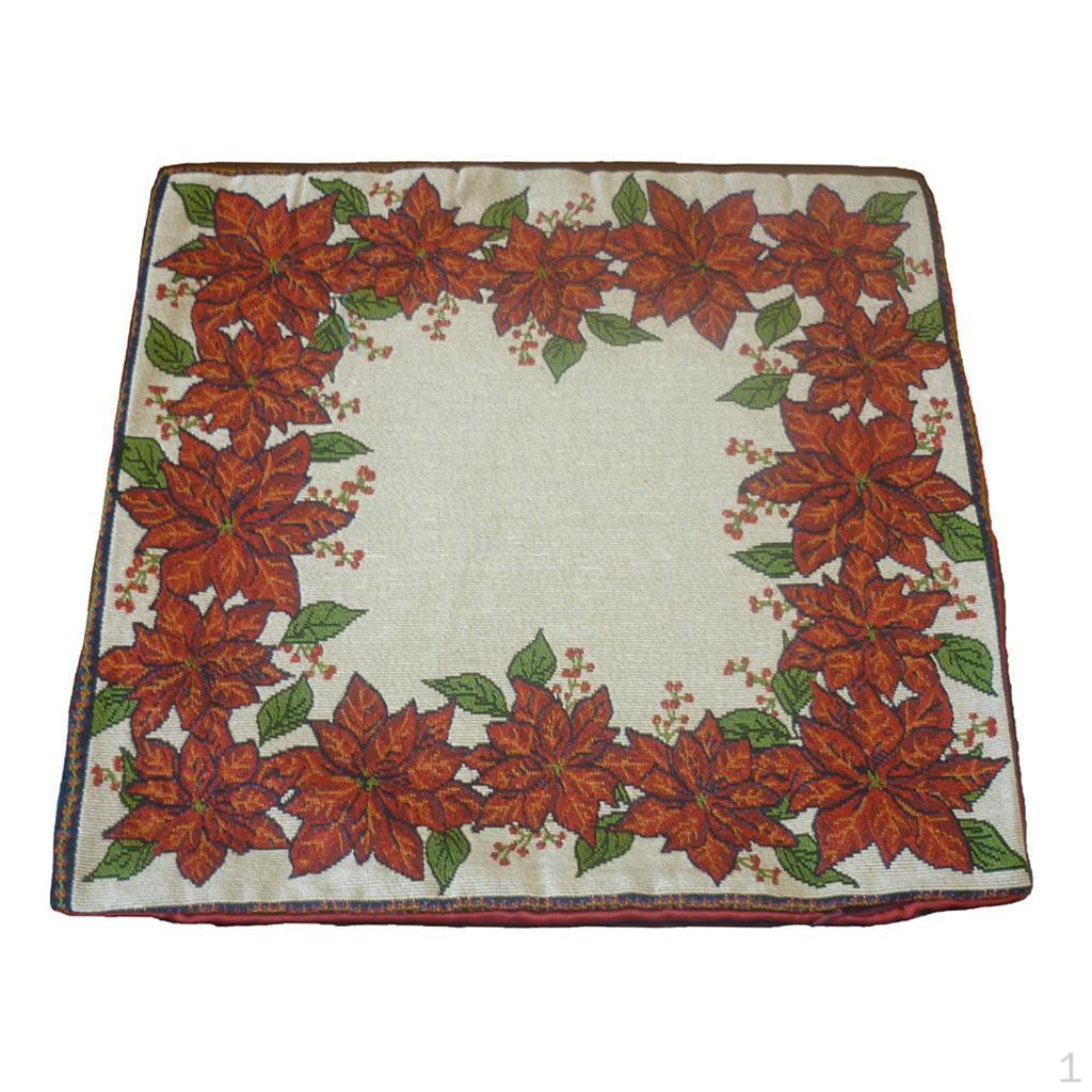 

Christmas Pillow Covers Throw Case Daily Decorations Sofa Cushion Flowers