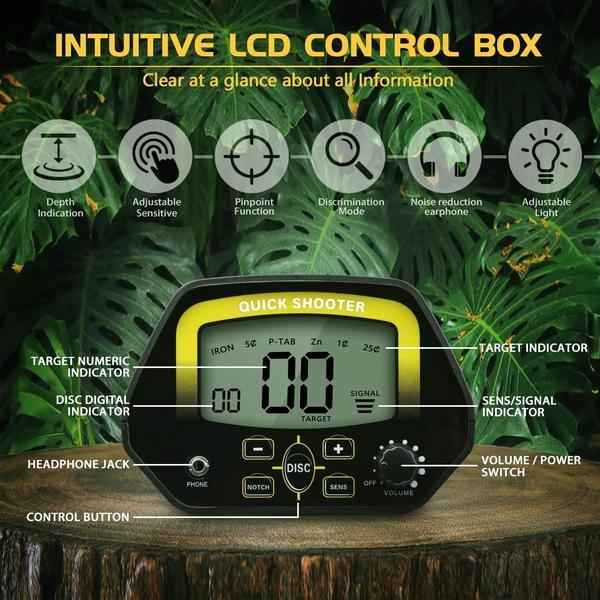 High Sensitivie MD3030 Professtional Underground Metal Gold Jewelry Treasure Detector