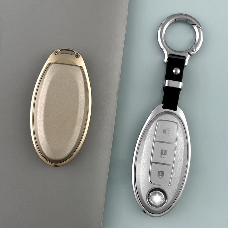 Aluminum Alloy Car Key Cover for Nissan Qashqai, X-Trail, Murano, Teana.