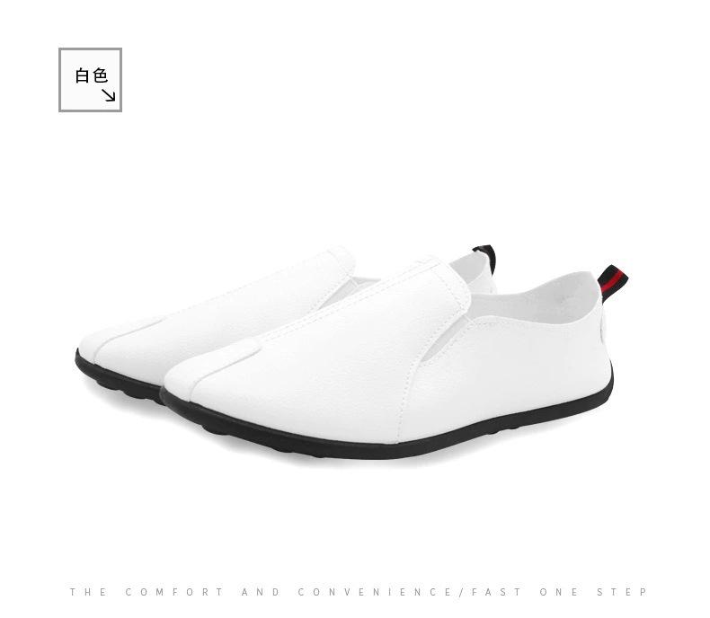 

Мужские летние низкие повседневные туфли Doudou, сверхлегкие и супермягкие повседневные туфли, модные туфли для водителей, модная мужская обувь 39 белый