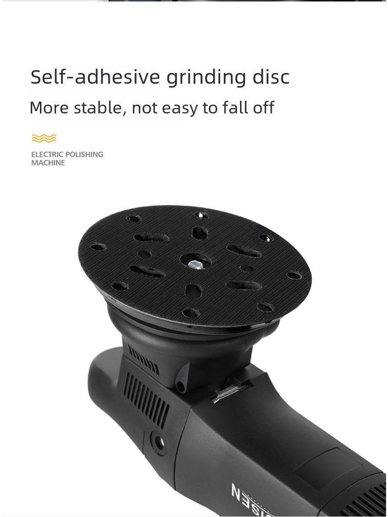 220V Dual-Action Car Polish & Wax Machine with Eccentric Vibration