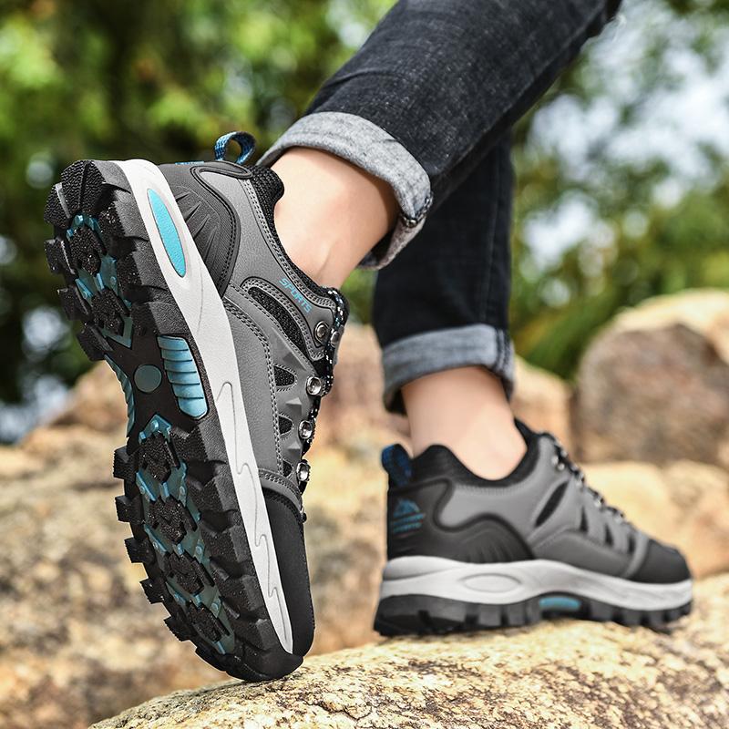 Talla 36-48 Zapatos impermeables, antideslizantes, resistentes al desgaste y de caña baja para deportes de ocio al aire libre, zapatos de senderismo para hombres y mujeres