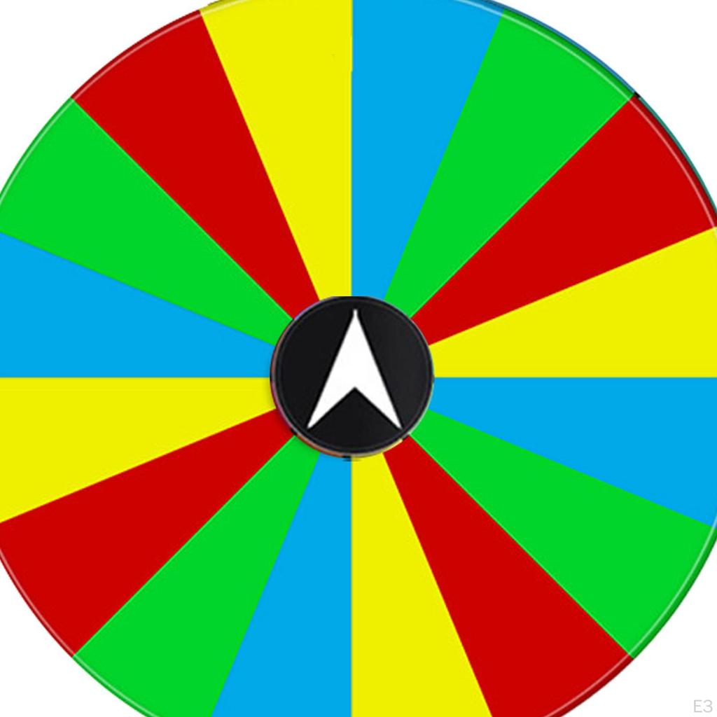 Wheel, Fortune Heavy Duty Base, Reusable Game Prize Turntable for Carnival Events Show