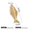 Yori Stainless Steel Koi Carp Pendant Ocean Creative Retro Pendant DIY Handmade Jewelry Accessories Handmade Bracelet Necklace