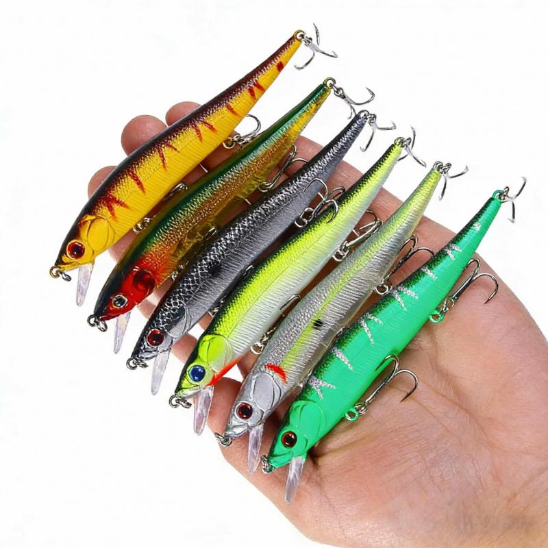 Long Cast Sinking Minnow13.6g12cmBionic Lure Freshwater and Saltwater Universal Lure New Fishing Bait