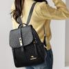 Zaini in pelle di lusso da donna per ragazze Sac A Dos Zaino casual da giorno Zaino vintage nero Borse scolastiche per ragazze Zaino Mochila