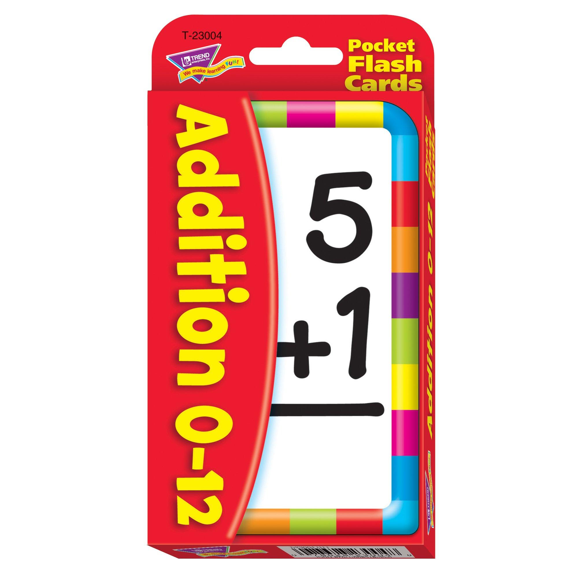 

Trend Flash Cards Addition from 0 to 12 Card Game
