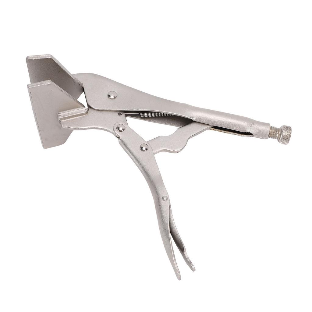 10 tums låsande plåtklemmor kraftig kolstål näbbplattång svetslåsande tång för bilreparation