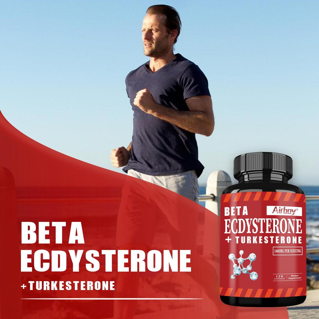 Turkse Ketoon Supplement Capsules, 1400 mg per portie, helpen de sportprestaties te verbeteren, geschikt voor volwassenen.