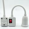 E27 Socket Lamp Bulb Holder Light Socket With Switch EU/US Plug Lamp Holder Energy Saving LED Table Lamp Led Base Lamp Base