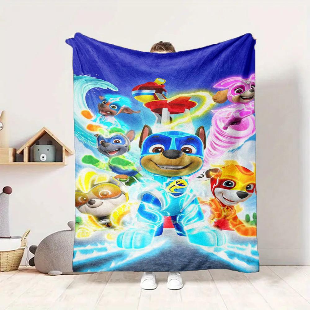 Paw Patrol Power Flannel Blanket Throw Blanket Soft Warm Sofa Bed Camping Home Decor Unique Christmas Gift C9211948