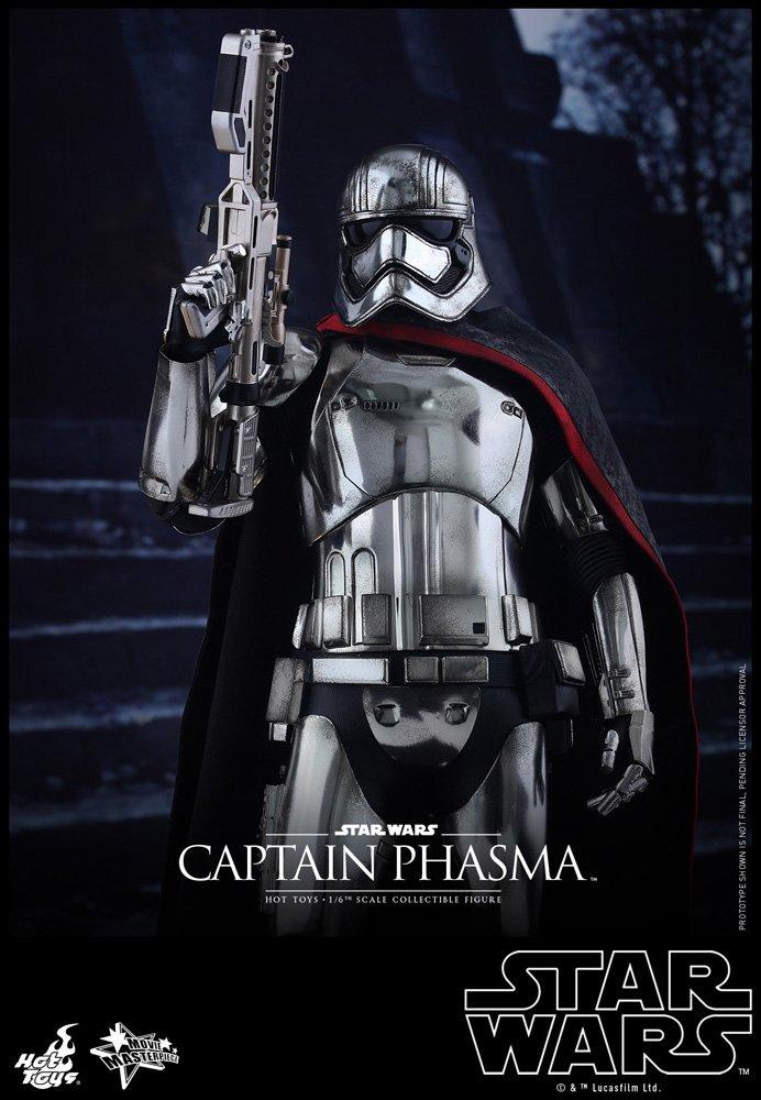 Movie Masterpiece Star Wars: The Force Awakens Capitã Phasma escala 1/6 figura de ação de plástico pré-pintada