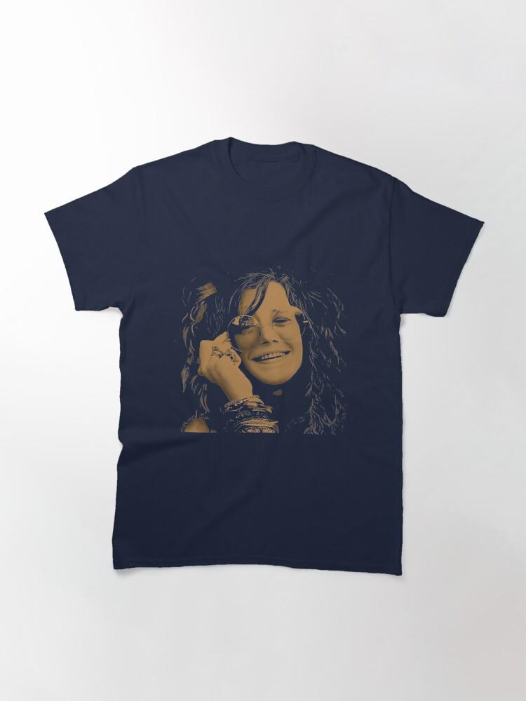 Janis Joplin Vintage Janis Joplin Art Print – Retro 70S Singer Portrait, Boho Music Tee | Limited Edition Classic T-Shirt