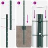 Welded Wire Fence 25 x 1 m (W x H) PVC Coated Steel