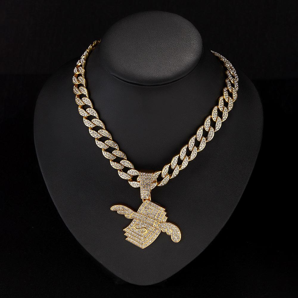 Gold US Dollar Symbol Pendant - High Quality Alloy Jewelry Accessory for DIY Necklaces and Charms