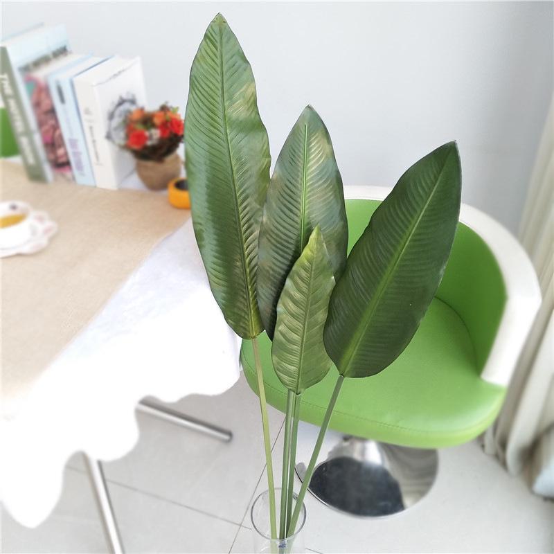 Premium Banana Leaf Simulation Plant with Over-Glued Hand Feel