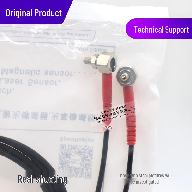 Original FFTC16-310TZ L-Shaped Right Angle Elbow Fiber Optic Sensor, Through-Beam, 16-Core