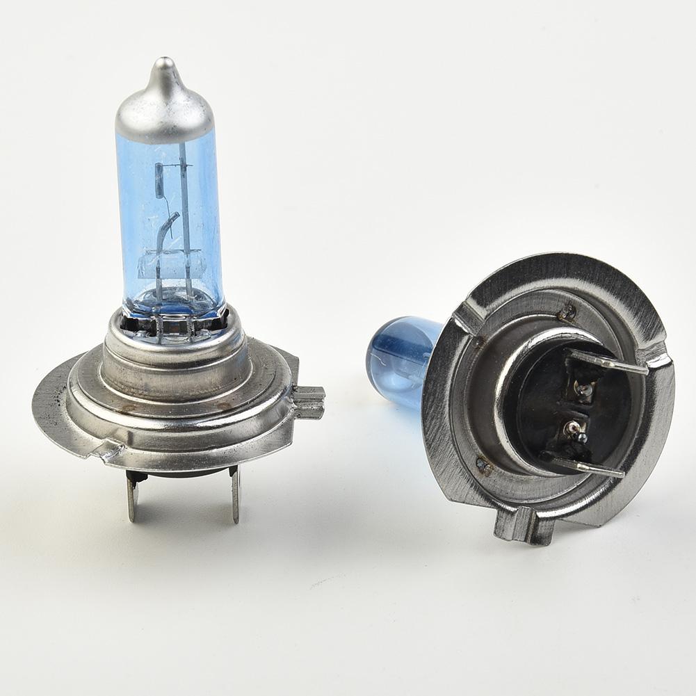 2Pcs 12V H7 100W 6000K Halogen Lamp Super Bright White Fog Lights Automobile Accessories Car Headlight Bulbs