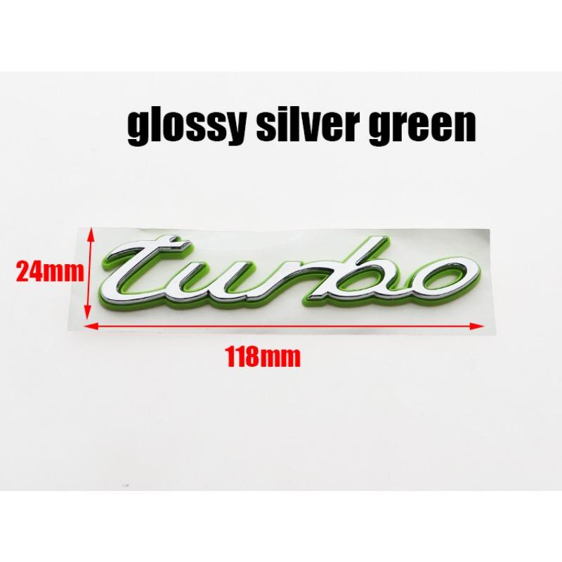 

1 шт. нова 4 S Turbo e hybrid ABS Наклейка з логотипом збоку крила автомобіля Наклейка з бейджем на задні двері багажника Емблема автомобіля Аксесуари Turbo зелений/срібний