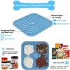 Lick Pad designed for Dog Cat Slower Feeder Licky Mat designed for Puppy Kitten Silicone Dispenser Pet Feeding Licking Mat Bathing Distraction Pad