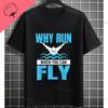 Unisexs Casual Swimmer Graphic Tshirt Black With Dynamic White Swimming Silhouette Design Shortsleeve Crewneck Pure Cotton Tee