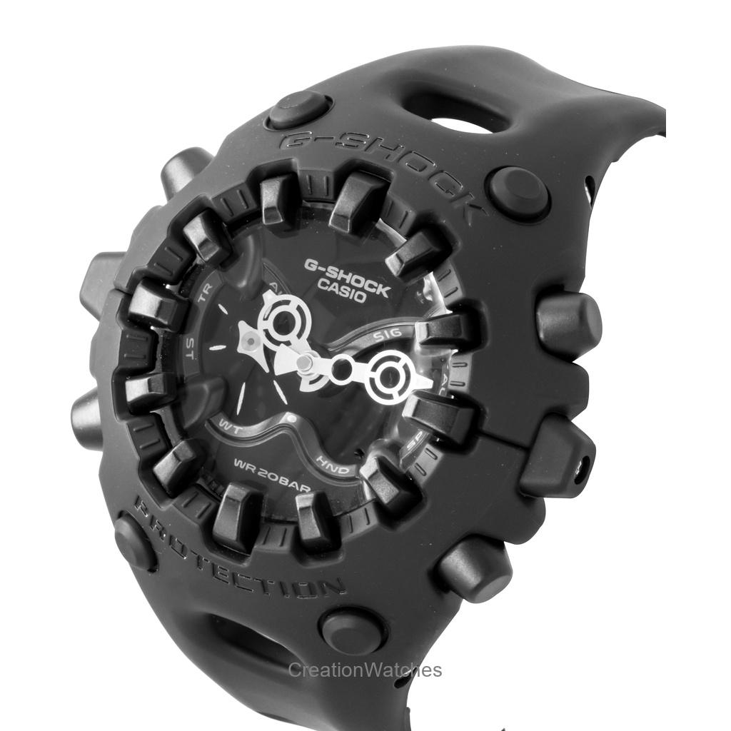 Casio G-Shock Analogový Digitální Pryskyřičný Řemínek Černý Ciferník Quartz GA-V01-1A 200M Pánské Hodinky