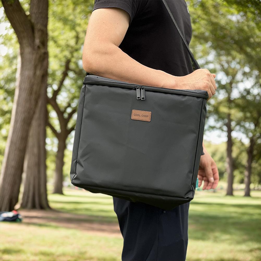 15L Picnic Cooler Refrigerator Bag Waterproof Heat Insulated Tote Bag Large Capacity Hot Cold Thermal Bag for Outdoor Picinic