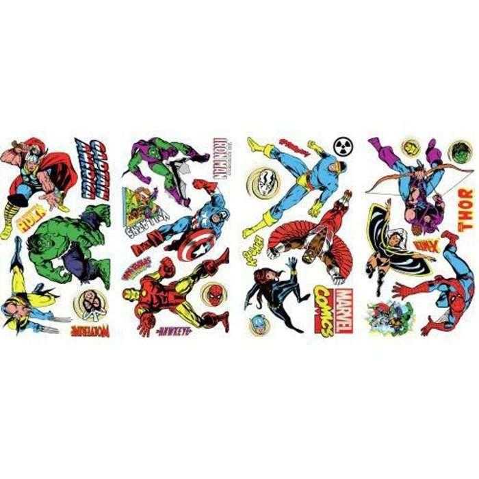 Stickers repositionnables Marvel Classic