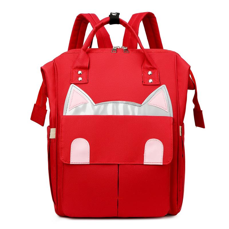 New Multi Functional Large Capacity Portable Milk Bottle Insulated Mother and Baby Bag Simple and Fashionable Backpack Mommy Bag