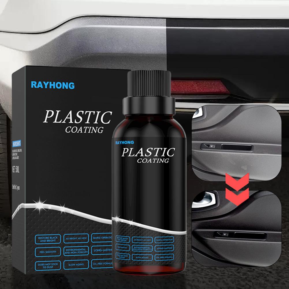 50ml Polishing Refurbishment Agent Plastic Renovator Coating Agent Car Interior Plastic Restorer Auto Interior Renovated Coating
