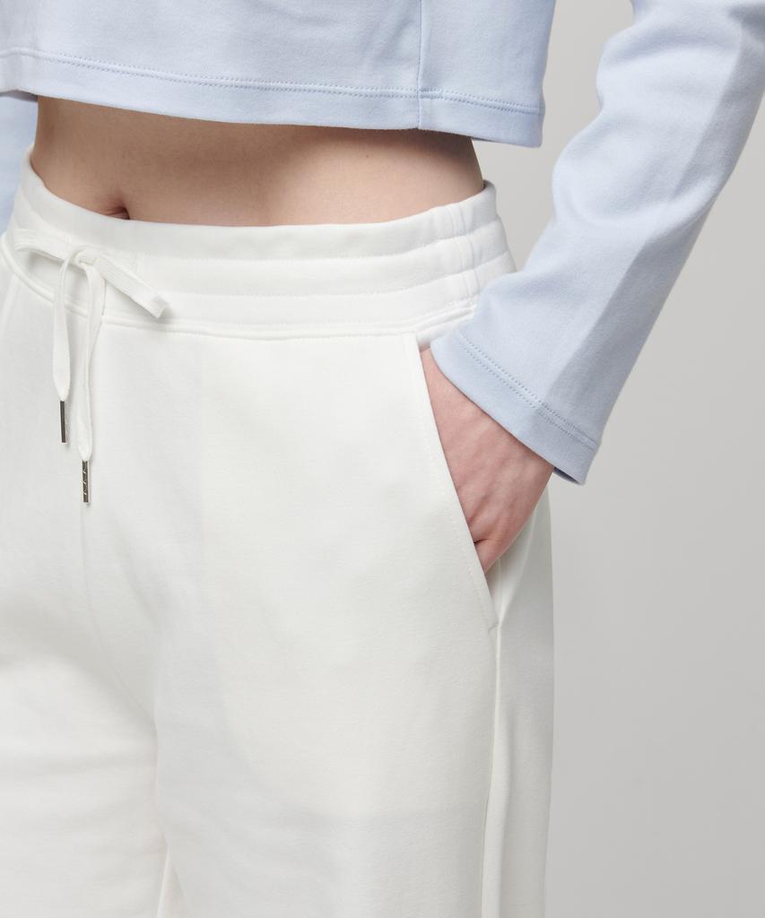 MUSINSA STANDARD WOMAN Women'S Flat Terry Wide Lounge Sweatpants [Cream]