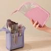 Waterproof Vertical Cosmetic Bag Large Capacity Travel Storage Pouch Makeup Brush Case  Women