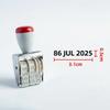 Adjustable Digital Date Wheel Stamp Vintage Number Roller Stamp Date Postmark Stamp  Sealing Stamp